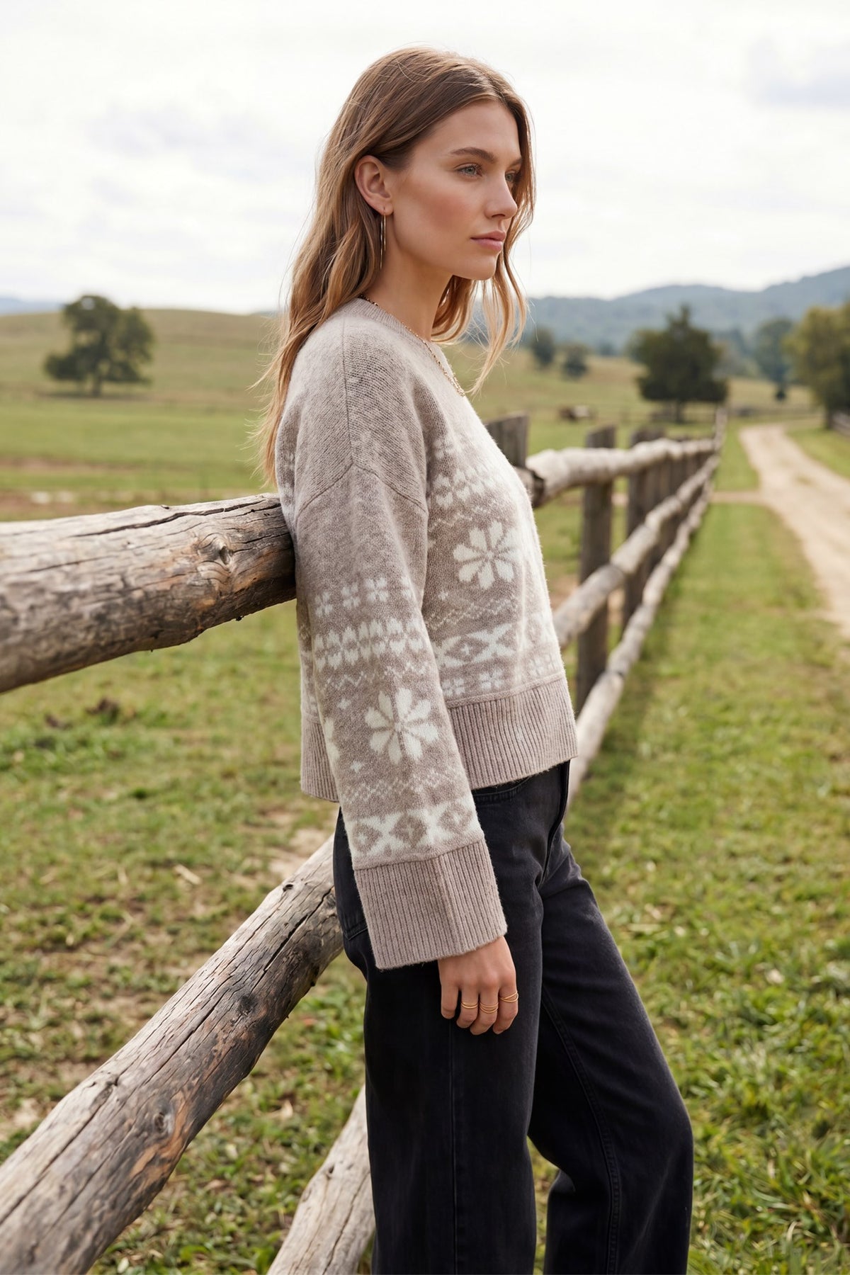 Nordic Snowflake Sweater