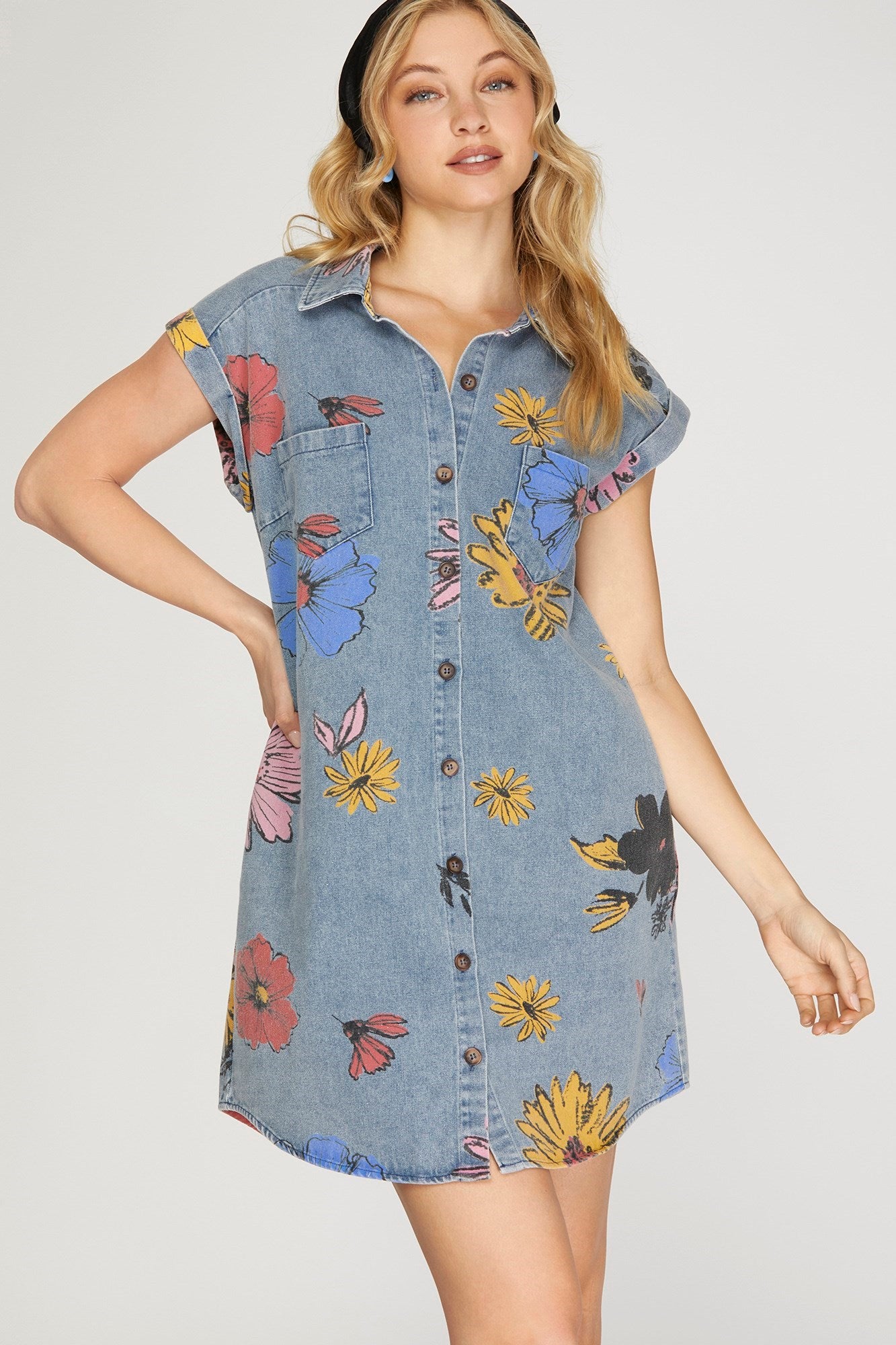 Denim Shirt Dress