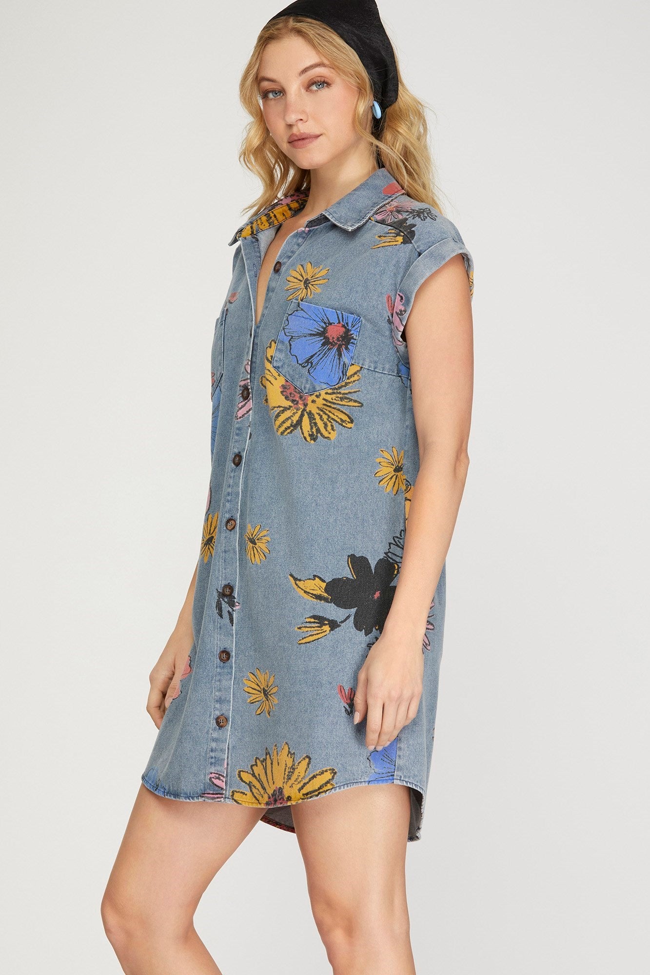 Denim Shirt Dress