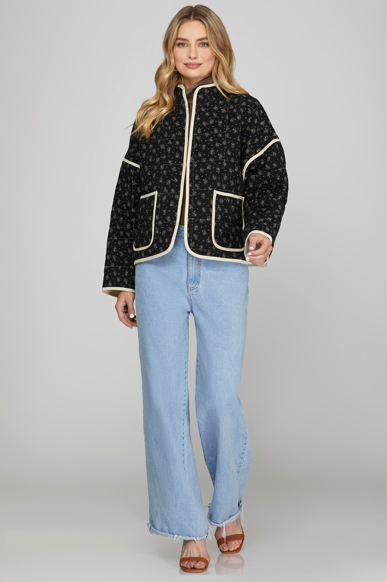 Floral Quilted Jacket