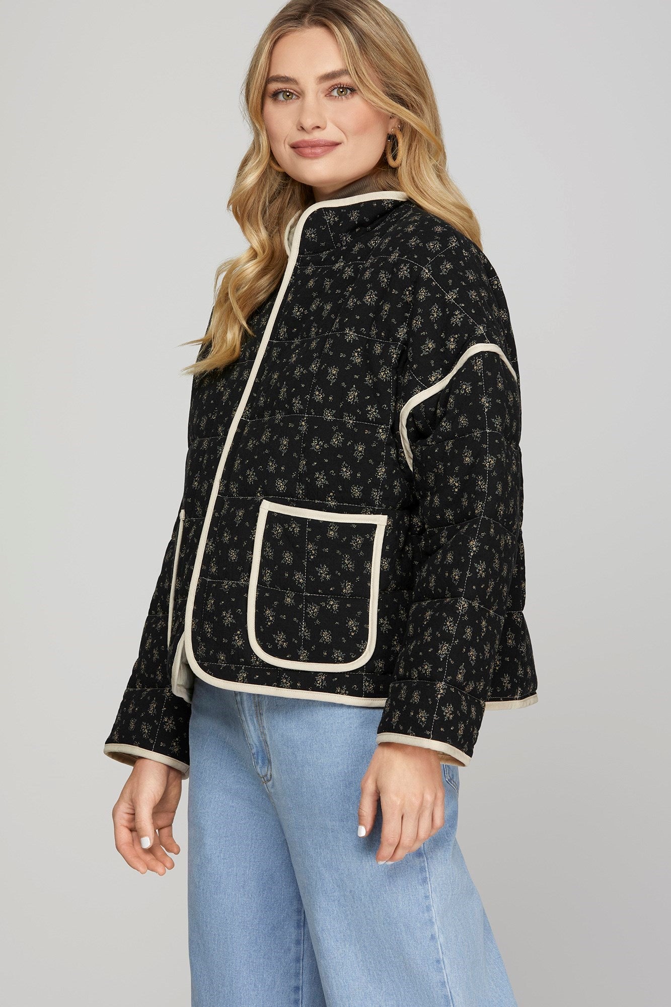 Floral Quilted Jacket