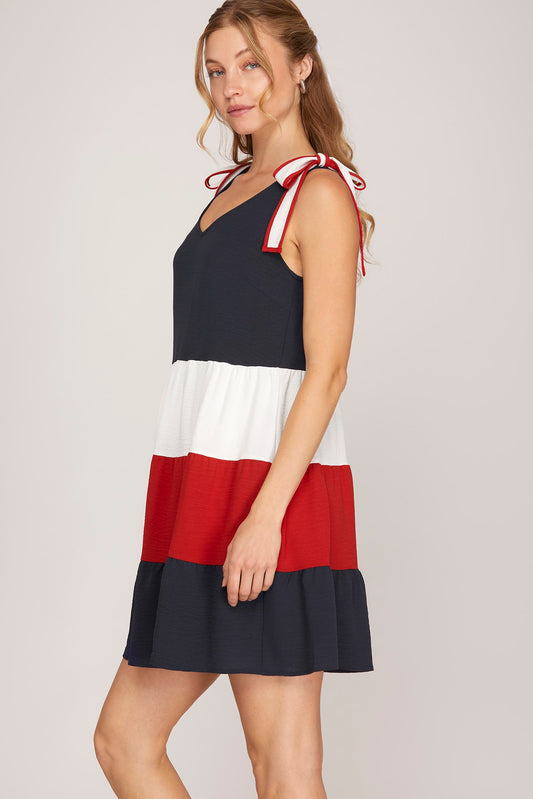 Americana Bow Dress