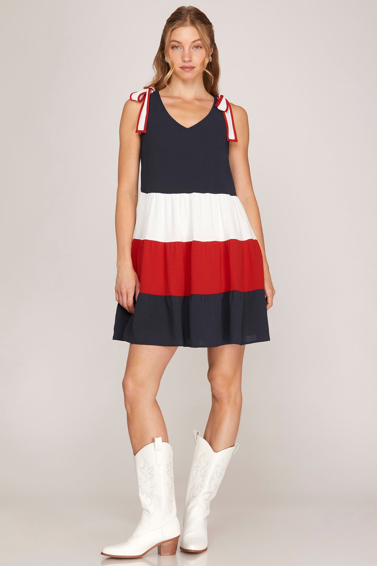 Americana Bow Dress