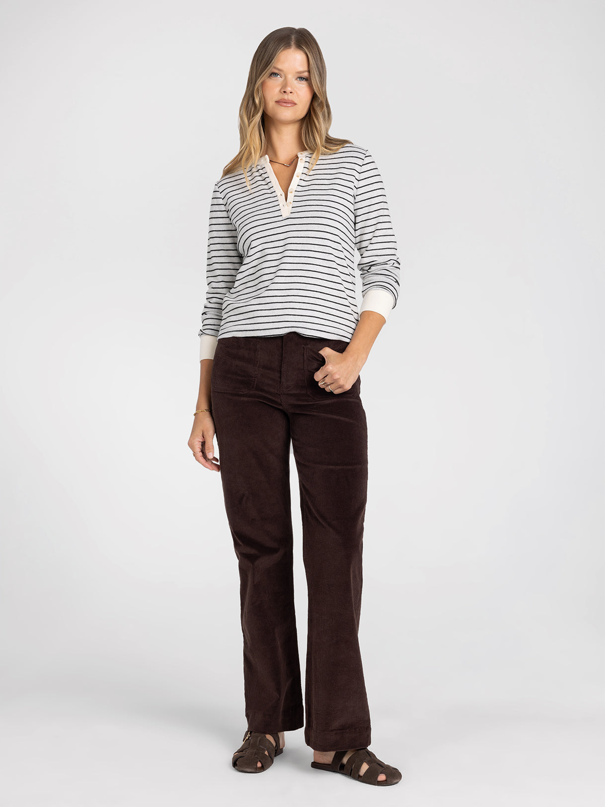 Aeris Stripe Top