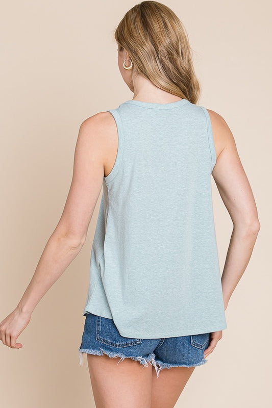 Lightweight Denim Tank