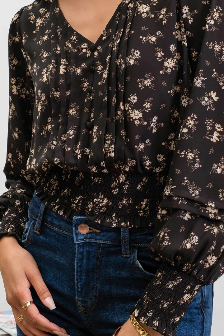 Floral Woven Top