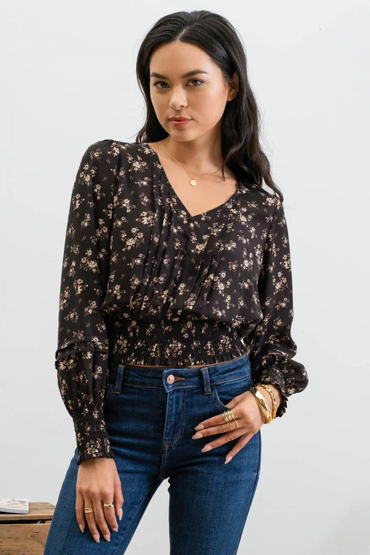 Floral Woven Top