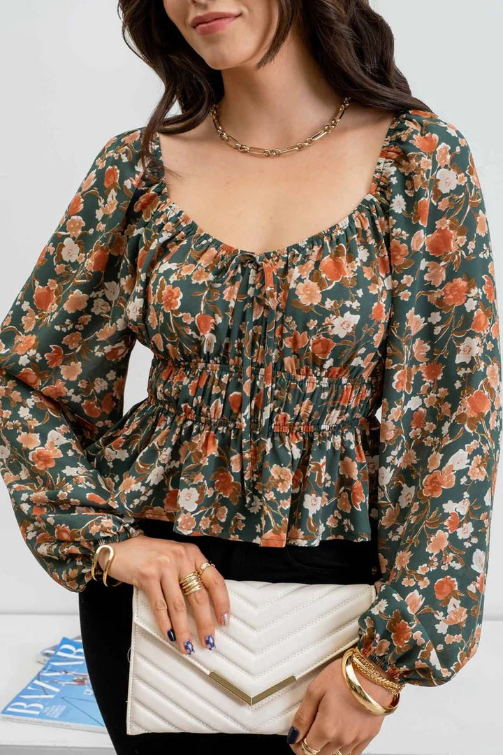 Floral Smock Top