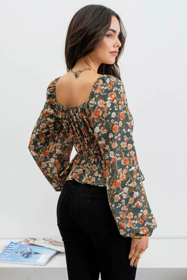 Floral Smock Top