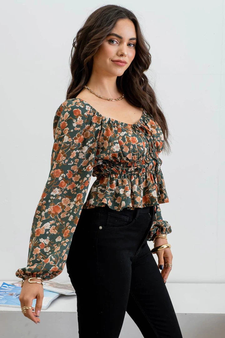 Floral Smock Top