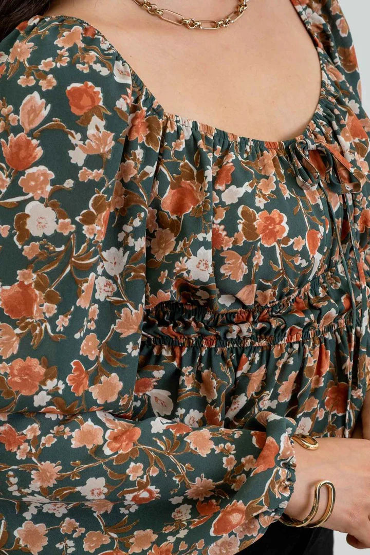 Floral Smock Top