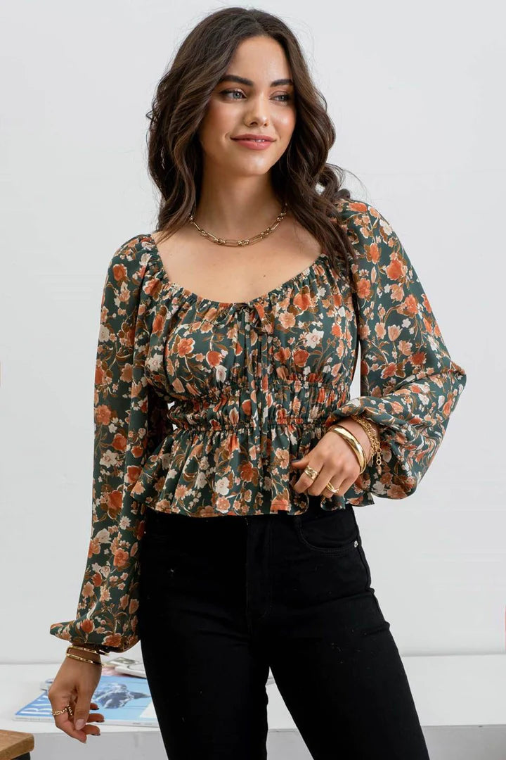 Floral Smock Top