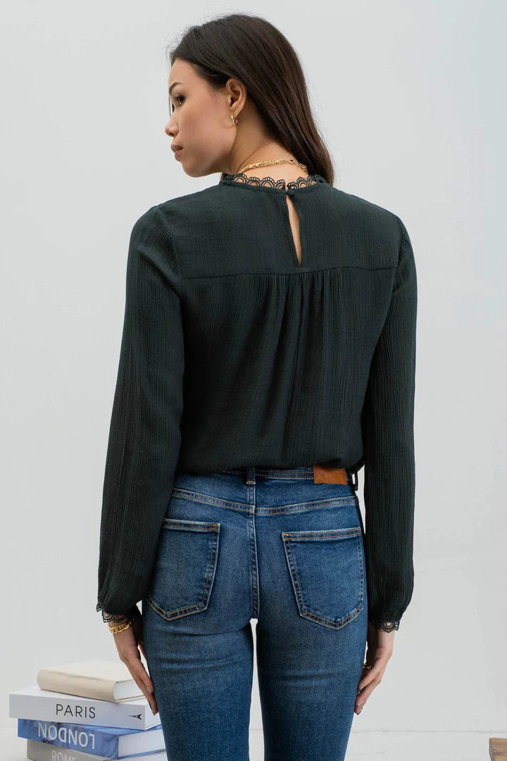 Scallop Lace Top