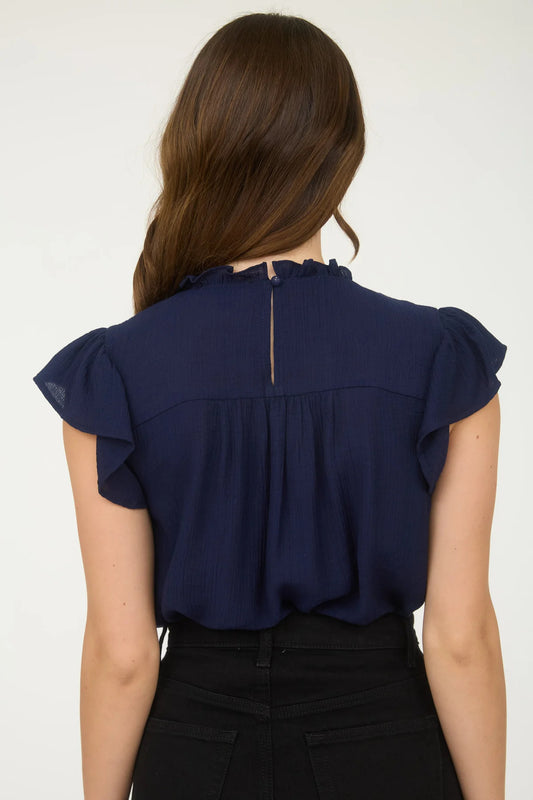 Line Lace Detail Top