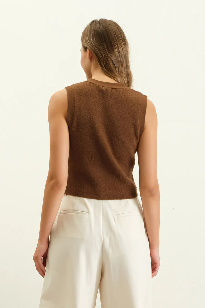 Cardigan Sweater Vest