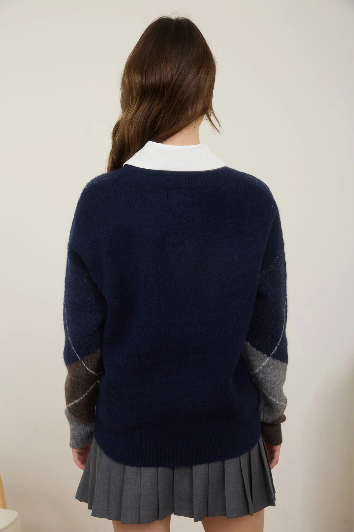 Argyle Pullover Sweater