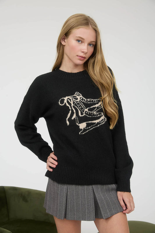 Ice Skate Sweater