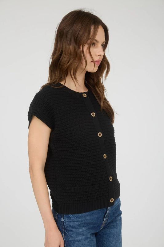 Button Down Cardigan Vest