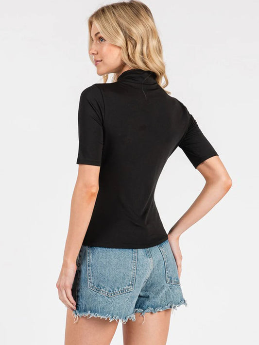 Classic Mock Neck Top