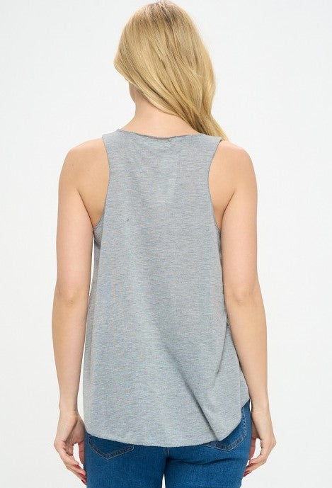 Gray Red Mushroom Tank