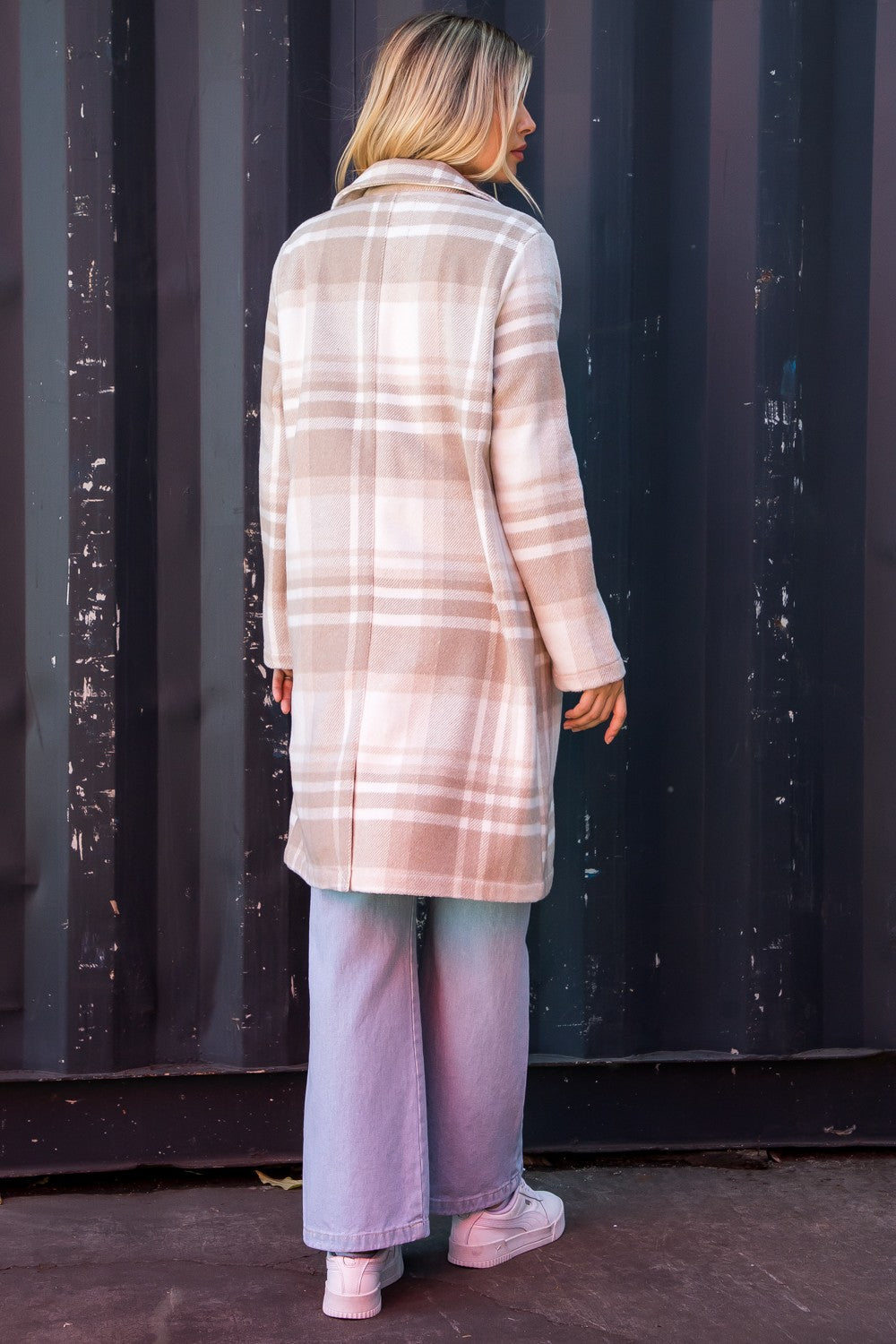 Plaid Overcoat