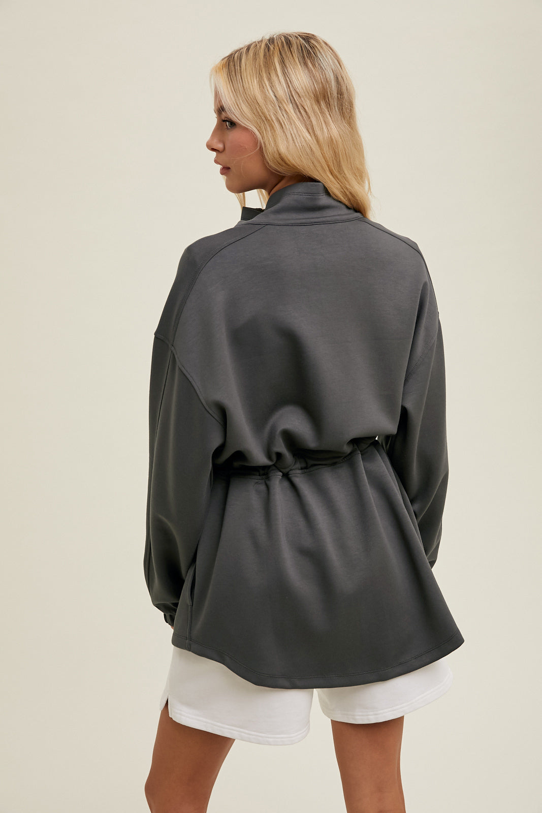 Charcoal Zip Jacket