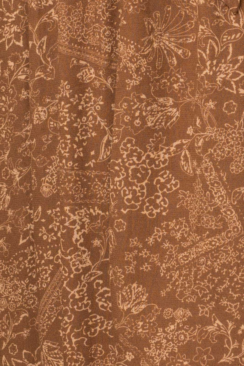 Ditsy Print Maxi Dress