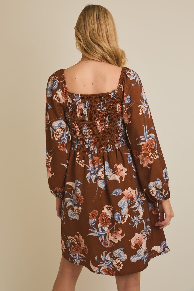 Sweetheart Long Sleeve Dress