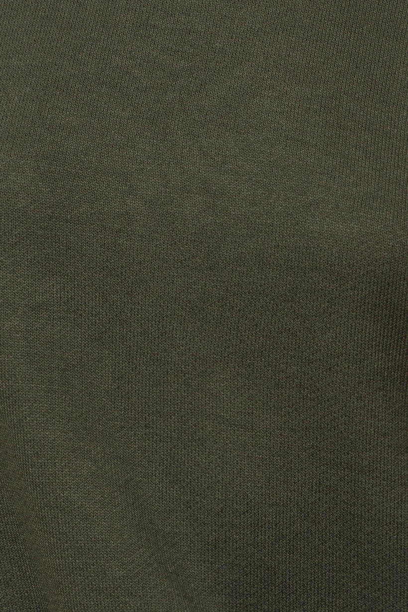 Olive Crew Neck Top