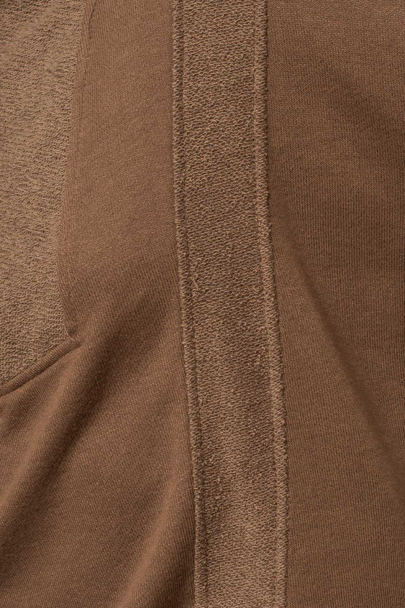 Half Zip Contrast Top