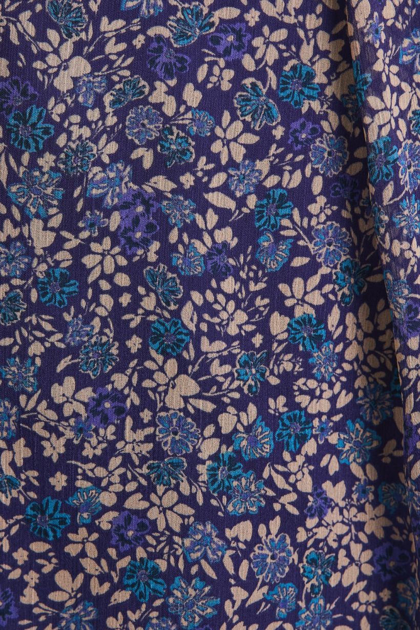 Blue Meadow Floral Top