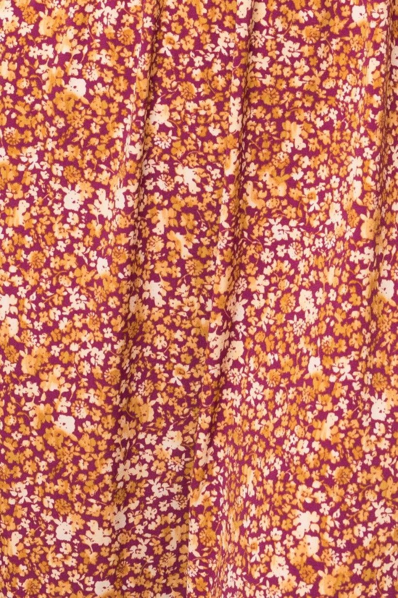 Tie Neck Ditsy Dress