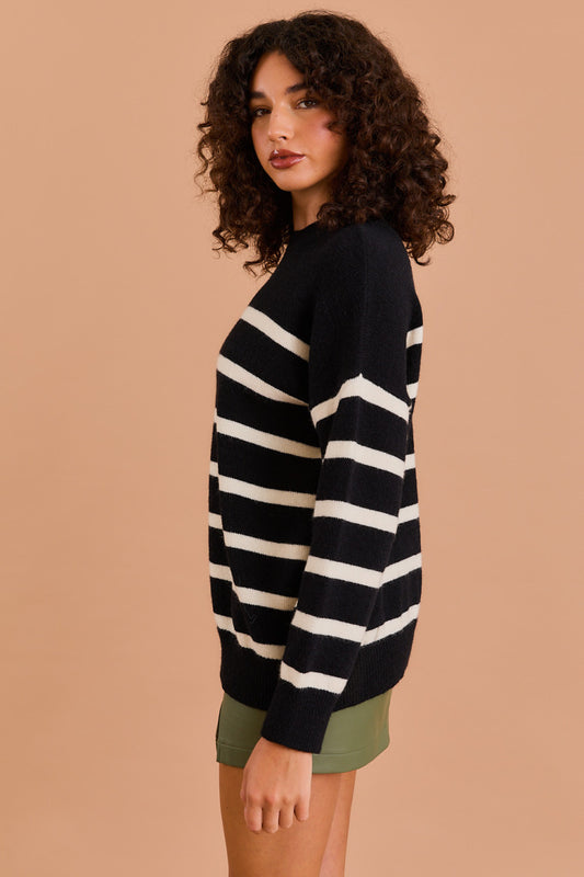 Oversized Stripe Sweater