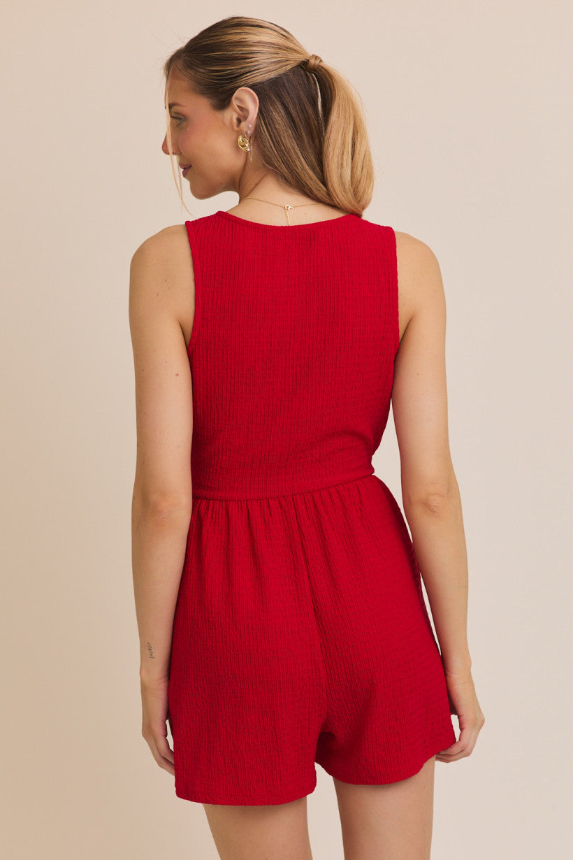 Faux Wrap Romper