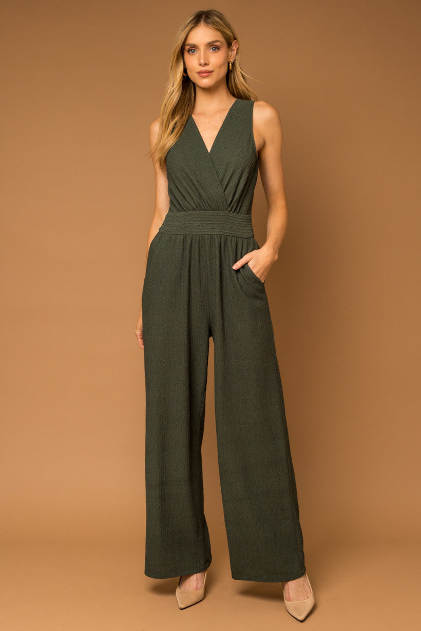 Wrap Top Jumpsuit