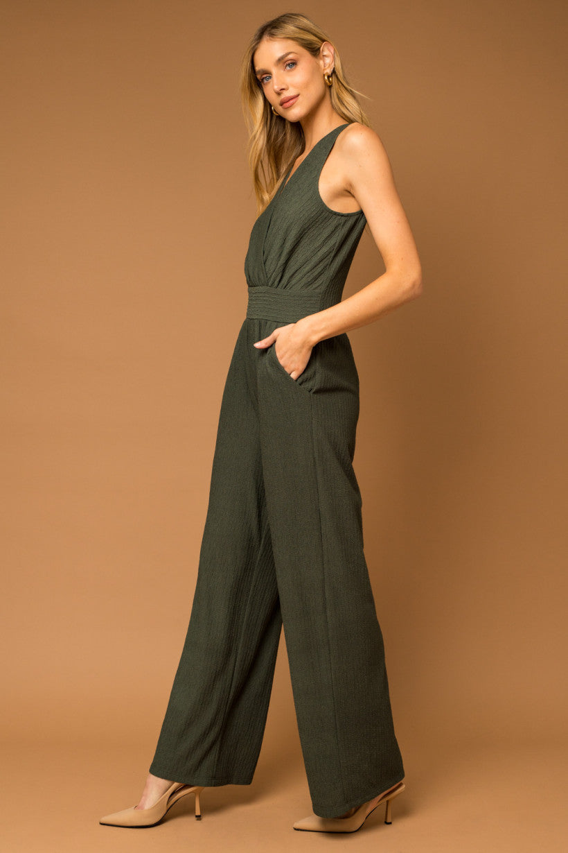 Wrap Top Jumpsuit