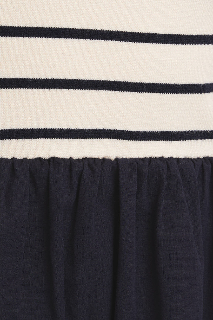 Woven Mix Striped Dress