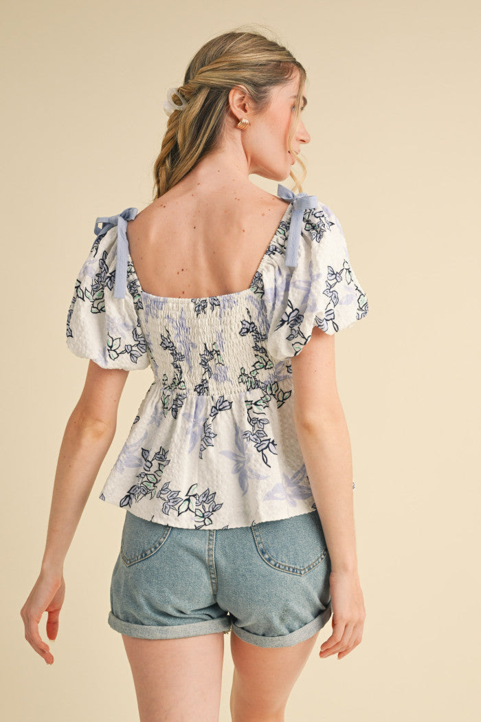 Sweetheart Peplum Top