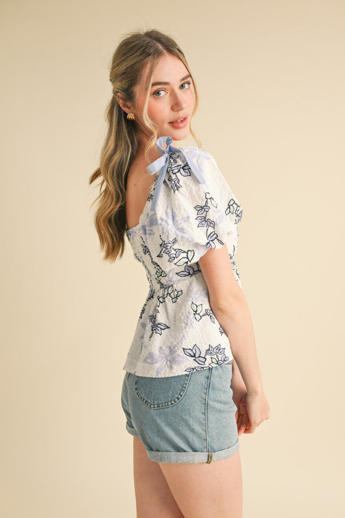 Sweetheart Peplum Top