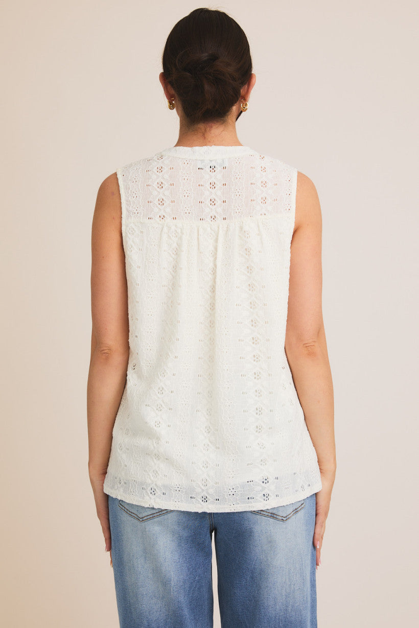 Lace V-Neck Tank