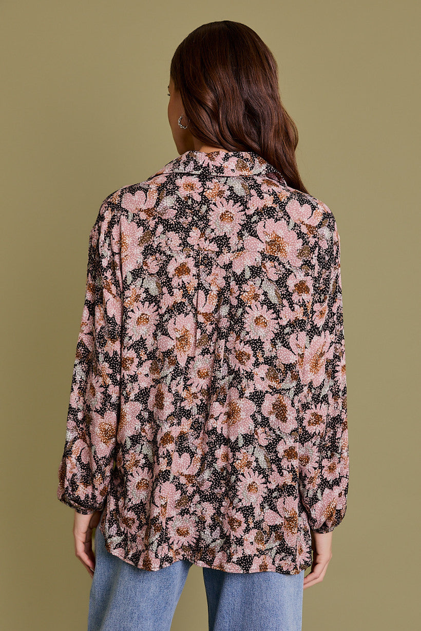 Speckled Floral Top