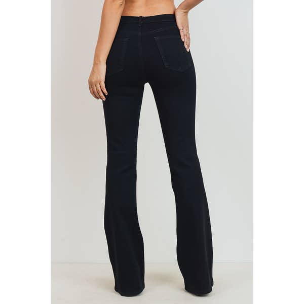 Black Skinny Flare Jeans