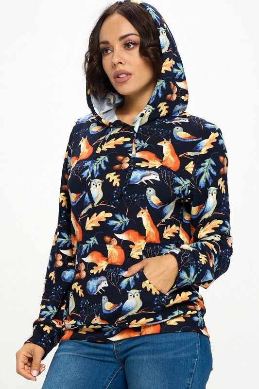 Woodland Animal Hoodie