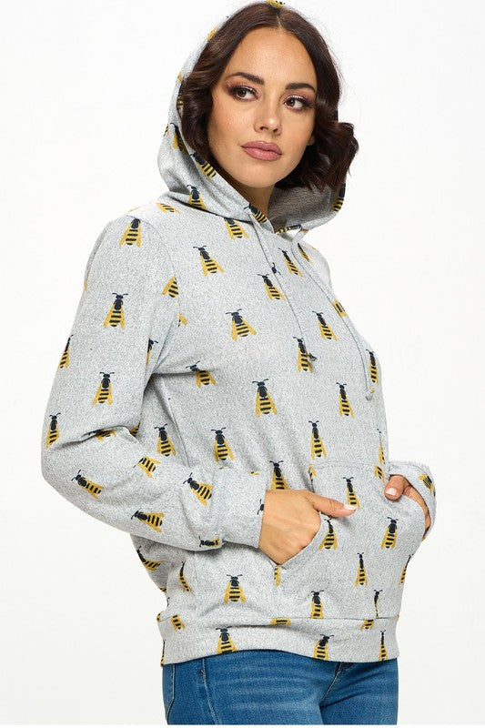 Honeybee Gray Hoodie