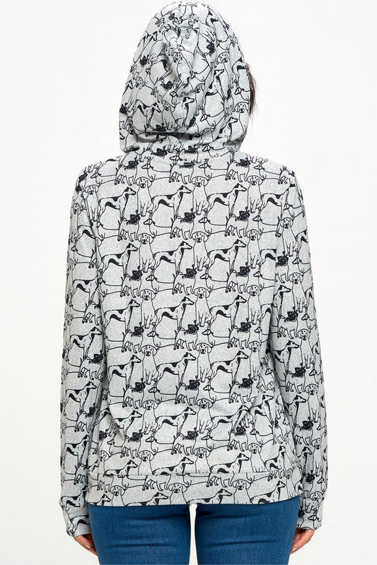 Dog Outline Hoodie