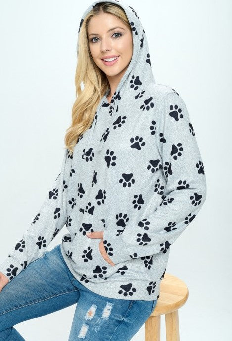 Paw Print Hoodie