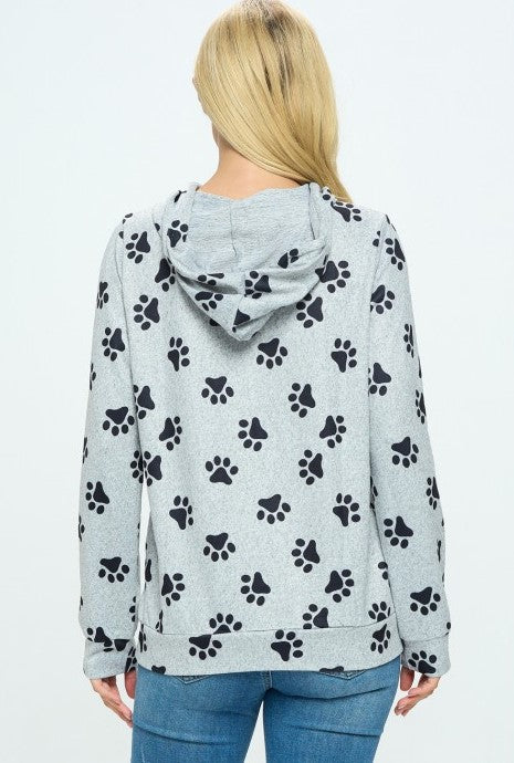 Paw Print Hoodie