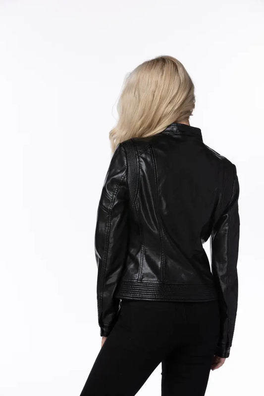 Long Sleeve Textured Wrist Cuff Jacket