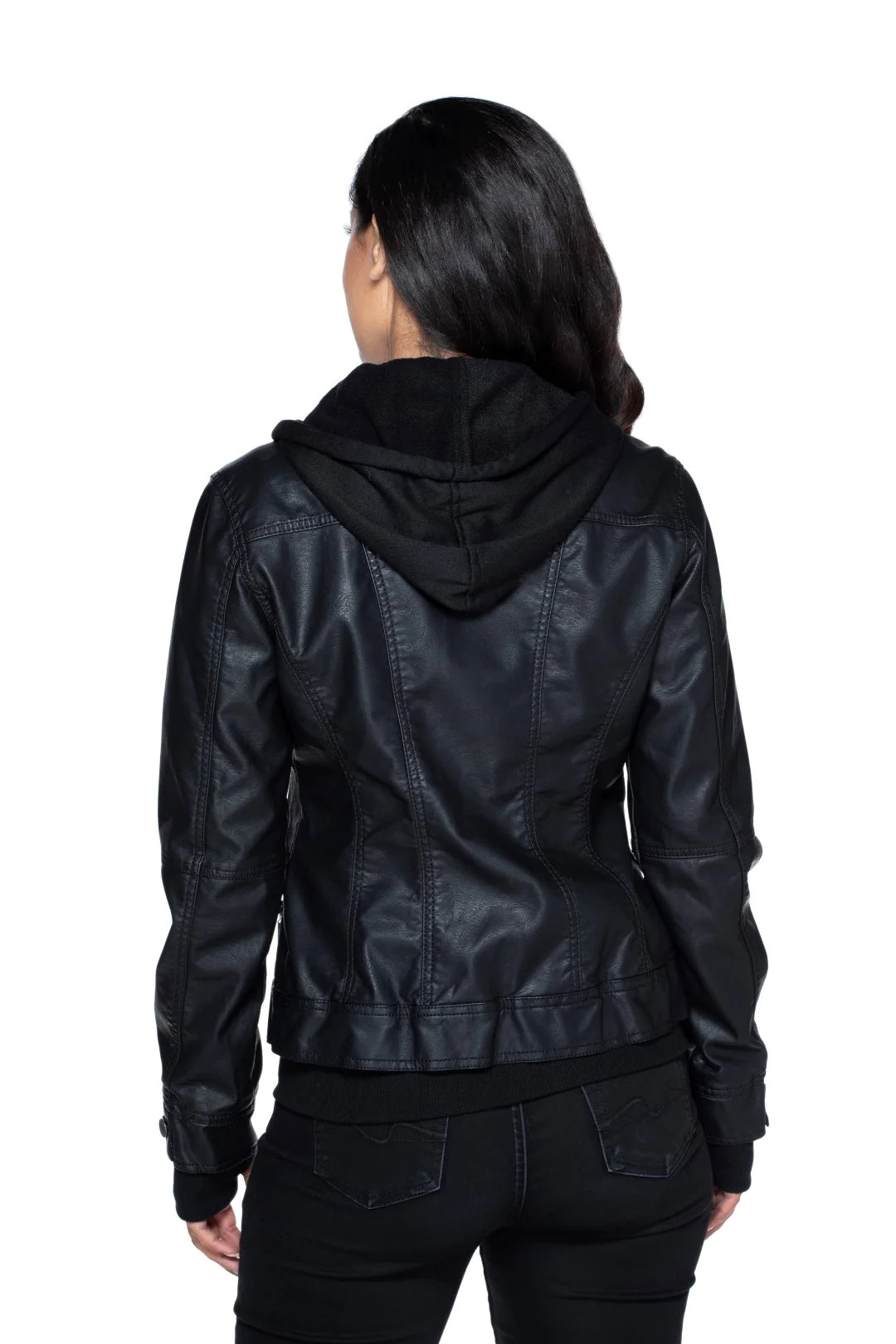 Girl Next Door Hooded Jacket - Black