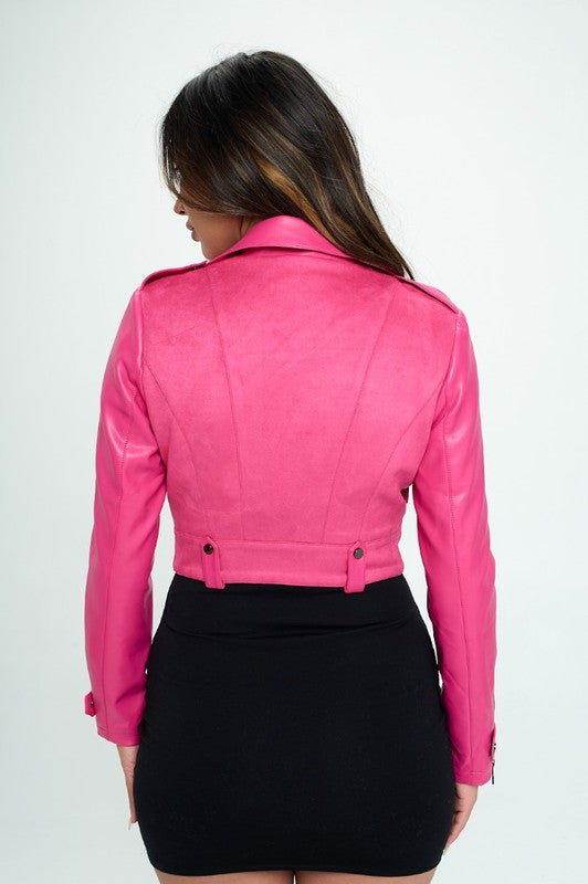 Mimi Asymmetric Zipper Jacket